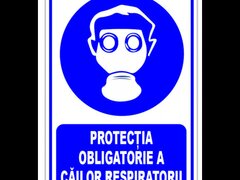 indicator pentru protectia obligatorie a cailor respiratori